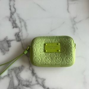 Michael Kors Lime Green wristlet